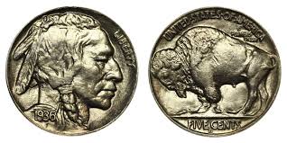 1936 D Buffalo Indian Head Nickel Coin Value Prices