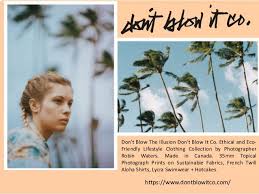 Their factory is located just outside of toronto and they personally know the employees who work there. Dbti Lifestyle Clothing Brand For Aloha Shirts Hotcakes Swimwear
