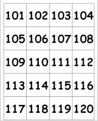 52 Valid Free Printable Number Chart 100 200