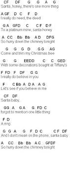 Flute Sheet Music Santa Baby Flute Sheet Music Santa Baby Christmas Piano Music