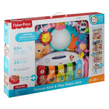 Fisher Price Deluxe Kick Play Piano Gym Playmat Pink In 2020 Fisher Price Baby Formula Storage Playmat