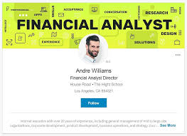 Linkedin Editable Backgrounds Linkedin Background Financial Analyst Linkedin