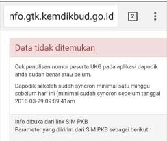 Ditahun 2018, kita dapat memantau hasil ujian nasional melalui laman puspendik.kemdikbud.go.id. Cara Mengatasi Data Tidak Ditemukan Info Gtk Informasi Seputar Guru