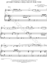 Bryan Adams Everything I Do I Do It For You Movie Bryan Adams Everything I Do I Do It For You Sheet Music In F Major Download Print Sheet Music Music Flute Music
