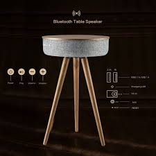 Powerful Smart Wireless Charger Charge Efficiently And Fast With Just A Single Move And Forget About Those Tanglin Speaker Table Smart Furniture Smart Table