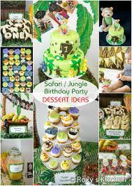 If you are just joining the party, don't forget to visit the previous posts on my disneyland invitations and disney first birthday outfit. Safari Jungle Themed First Birthday Party Part I Dessert Ideas Roxy S Kitchen