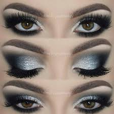 Black And Silver Smokey Eye Makeup Cool Toned Silver Grey Smokey Eye W Smokey Black Outer Corner Lower Lashline Melissasamways Dram Smokey Eye Makeup Grey Smokey Eye Dramatic Eye Makeup