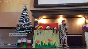 Bukan hadiah, tetapi juara dalam membagikan pesan natal kepada jemaat. Ramaikan Natal Dengan Panggung Boneka Di Sekolah Minggu Hkbp Batam Center Tribun Batam