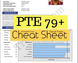 how to score 79 pte academic in a week tips cheat sheet