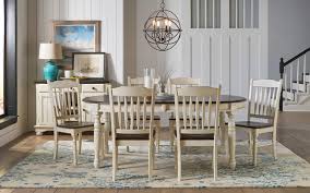 Glass and wood table sets available in traditional, modern, rustic, and contemporary styles. Buy A America British Isles Co Dining Table Set 8 Pcs In Off White Wood Online