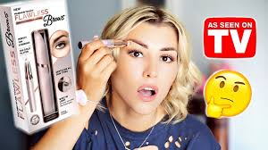 Tuokiy facial hair remover replacement heads: Does It Really Work Finishing Touch Flawless Brows Youtube