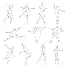 And a left split involves the left extended forward. Dancing Positions And Movements Ballet Or Contemporary Dancer Royalty Free Cliparts Vectors And Stock Illustration Image 127755619