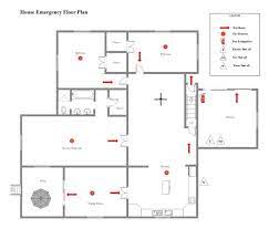 House Emergency Floor Plan Edrawmax