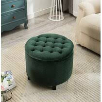 Ottomans can add storage and a footrest to chairs that do not recline. Green Storage Ottomans Poufs You Ll Love In 2021 Wayfair