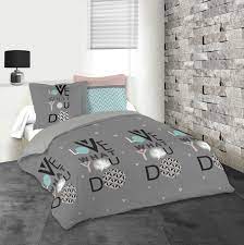 Check spelling or type a new query. Parure De Lit Love What You Do 240x220 Housse De Couette 2 Taies 63x63 100 Coton Watso Linge De Lit Pier Import