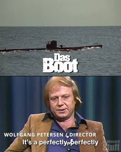 Das Boot 1981. It is an amazing film! Directed by Wolfgang Petersen, Das  Boot was based on Lothar-Günther Buchheim’s semi-autobiographical novel. It  tells the story of a German submarine crew on ...