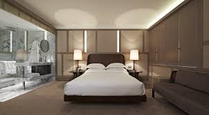 Many consumers can be put off of installing freestanding baths in a bathroom as the plumbing needs to be moved, coming up from the floor rather than out from the wall, explains sally, but this is the case for the bedroom too and actually involves about the same amount of work. read more: Hotel Bath Ideas For The Master Bedroom