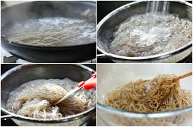 Typically served as a side dish but can also served as the main carbohydrate. Japchae Stir Fried Glass Noodles Recipe Korean Bapsang