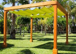 Retractable Shade Canopy Pergola Kit Options 12 L X 12 W No Privacy Panel Douglas Fir 9ft Post Height No Electric Pergola Backyard Pergola Pergola Kits