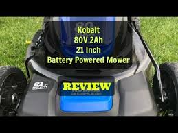 These cordless lawn mowers cut well and are nearly silent. Kobalt 80v Battery Powered Mower Review Youtube