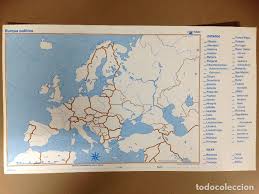 Mapa planisferio politico completo portalred mapa planisferio division politica con nombres 2804si buscas el planisferio llegaste al sitio indicado desde esta bit cora usted podr descargar muchas im. 6 Mapas Rotulables Espana Europa Planisfe Kaufen Zeitgenossische Karten In Todocoleccion 104068667