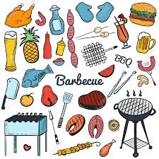 Colorful Vector Hand Drawn Doodle Of Grill And Bbq Vector Illustration How To Draw Hands Doodles Vector Illustration