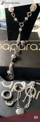 Paparazzi Long Necklace Total Eclipse Of The Heart Moon Charm Necklace Made By Paparazzi Accesories Lead Free And Nicke Long Necklace Charm Necklace Necklace