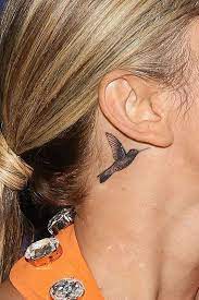 45 Pretty Designs Of Behind The Ear Tattoos You Deserve To Have 2020 Behind Ear Tattoos Ear Tattoo Neck Tattoo