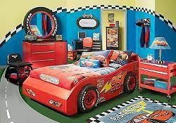 Little Tikes Lightning Mcqueen Twin Race Car Bed Cars Bedroom Set Car Bedroom Boys Car Bedroom