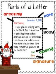 Learn How To Write A Friendly Letter With Santa Letters Friendly Letter Writing Letter Writing Activities First Grade Writing