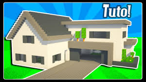 Vanilla & default hd 1.7 shaders : Tuto Grande Maison Moderne Facile A Faire Minecraft Youtube