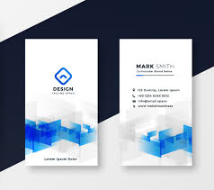 Customise your business cards with dozens of themes, colours and styles to make an impression. Company Vertical Business Card Design Free Visiting Cards On Bk Designs
