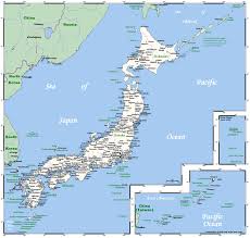 The center of the island has a number of mountains and volcanic plateaus, and there are coastal plains in all directions. A Map Of Japan S Major Cities Main Towns And Selected Smaller Centers Japan Teach English In Japan Asia Map