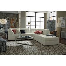 Aventura Ii Leather 5 Pc Sectional And Cocktail Ottoman Value With Images Quality Living Room Furniture Livingroom Layout Value City Furniture