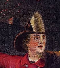 Firefighter Poster Vtg Early American Fireman by Maurer Currier Ives Print  1568