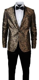 Black And Gold Mens Wedding Suit Mens Slim Fit Gold Black Paisley Suit Tuxedo Wedding Party Shiny Gold Tuxedo Jacket Wedding Suits Men Wedding Suits Men Black