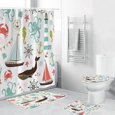 From adding a pop of color to keeping the floors dry, bath rugs are a bathspace essential. Bathroom Rug Set Non Slip Toilet Lid Seat Cover Carpet Bath Mat Shower Curtain Home Garden Bathmats Rugs Toilet Covers