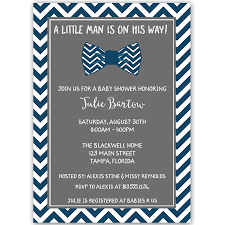 This adorable bow tie baby shower was submitted by lakisha wells renee's eventi. Bowtie Baby Navy Baby Shower Invitation The Invite Lady