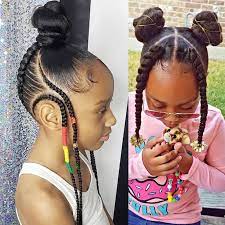 Hairstyles For Black Women On Instagram Cute Braids Braidstyles Kids Hairstyles Girls Baby Girl Hairstyles Lil Girl Hairstyles