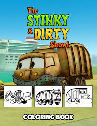 Man smelling stinky stale cheese in. The Stinky And Dirty Show Coloring Book High Quality Images Great For Kids Of All Ages Based On The Stinky And Dirty Show Video Katia Mcglynn 9798691400889 Amazon Com Books
