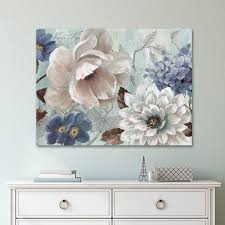 Portfolio Canvas Decor Hellblaue Geschichte Soft Wrapped Canvas Wandkunst Ideen Blog Wandkunst Olgemalde Blumen Leinwandkunst