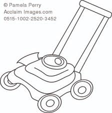 You might also be interested in coloring pages from housekeeping category. Lawn Mower Coloring Page Royalty Free Clip Art Illustration