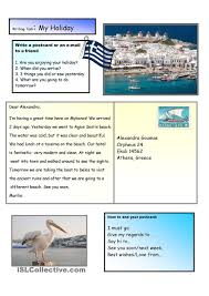 Creative Writing A Holiday Postcard 2 A2 Level Holiday Writing Holiday Postcards Creative Writing