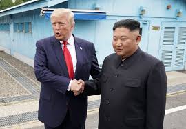 North korean leader kim jong un with his father kim jong il, left, in 2010. Photos And Video Trump Meets With North Korea S Kim Jong Un In Dmz