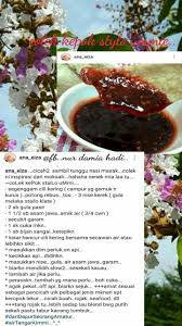 Segala info dan maklumat tentang cara membuat dapat dilihat. 26 Sambal Sos Ideas Sambal Malaysian Food Sos