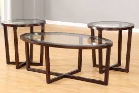 Glass top coffee table sets. Chelsea Coffee Table Set Brown Home Furniture Plus Bedding