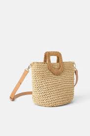Image 1 De Sac Panier En Papier Tresse De Zara Cantalar Canta Canta Yapim Tarifleri
