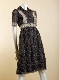 Vintage Oscar De La Renta Dress By Tresordevintage On Etsy 575 00 Dresses Outfit Accessories Fashion