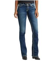 Silver Jeans Co Suki Signature Scroll Bootcut Jeans Dillards