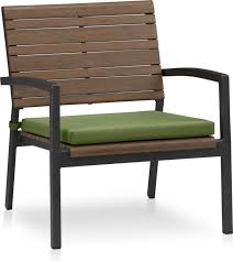 Shop Rocha Lounge Chair With Sunbrella Cushion Clean Lined Lightweight Aluminum Frame Lounge Chair Outdoor Outdoor Furniture Cushions Dining Bench Cushion